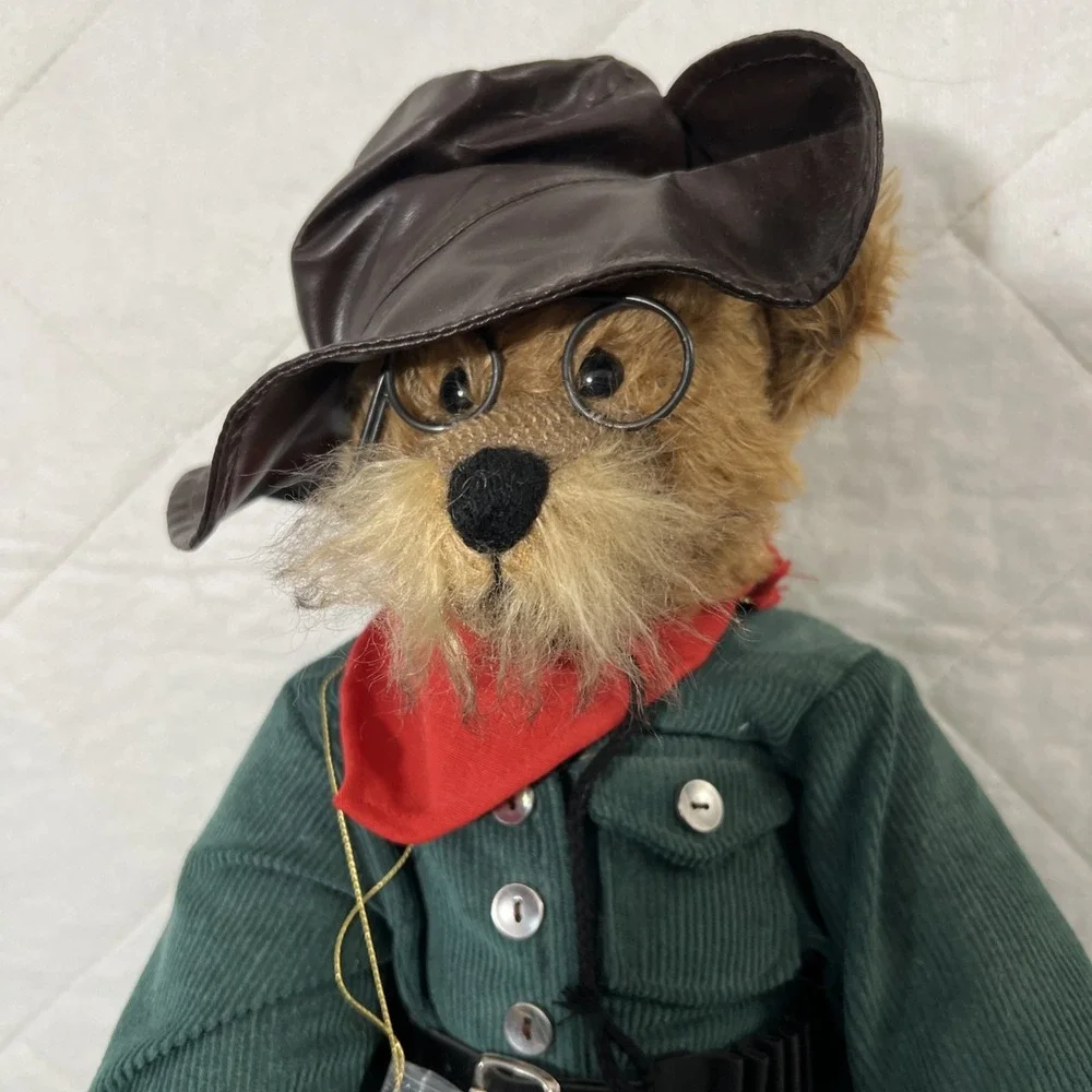 Hermann Coburg Teddy Theodore Roosevelt Mohair Bear‎ No. 367
